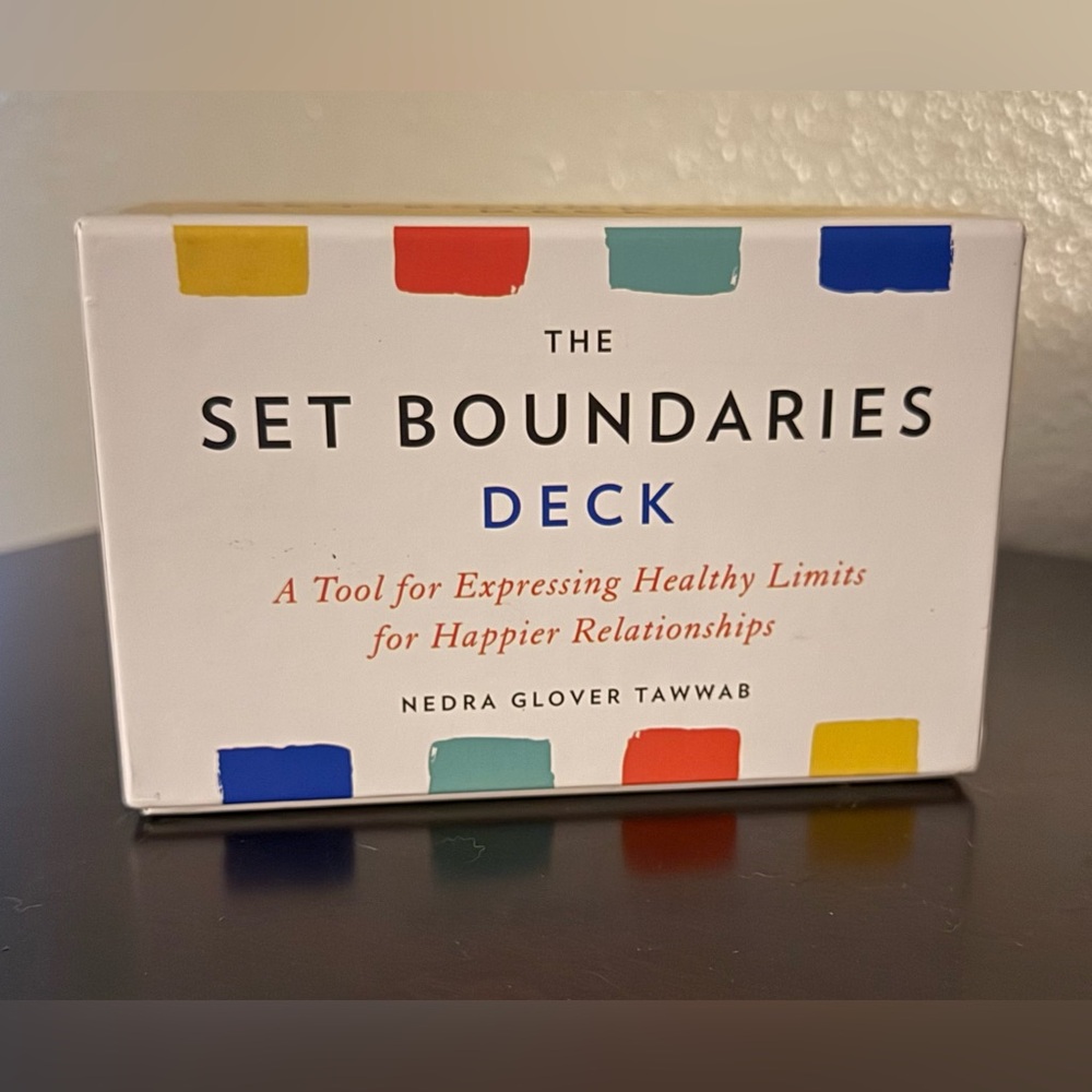 The Set Boundaries Deck by Nedra Glover Tawwab 100 Card Relationship & Self-Help